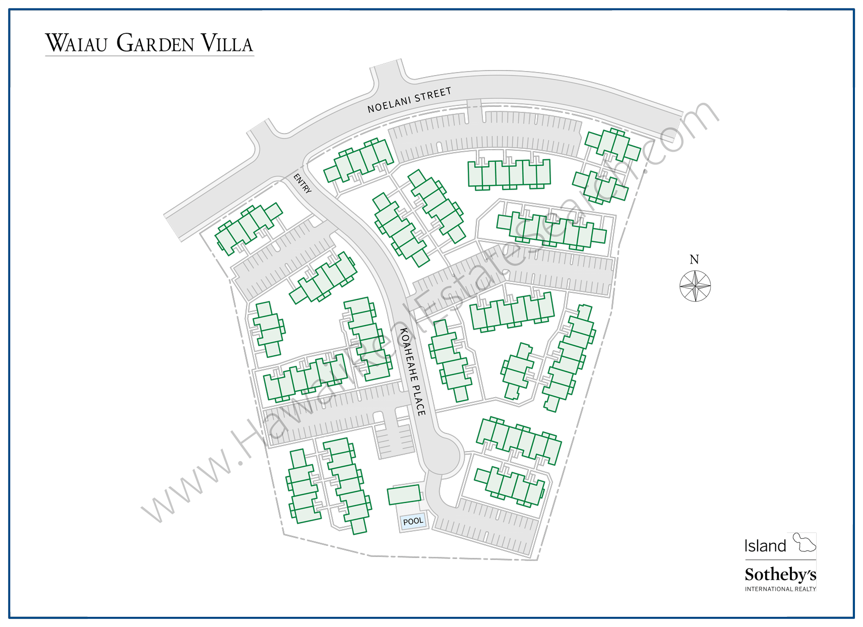 Waiau Garden Villa Map